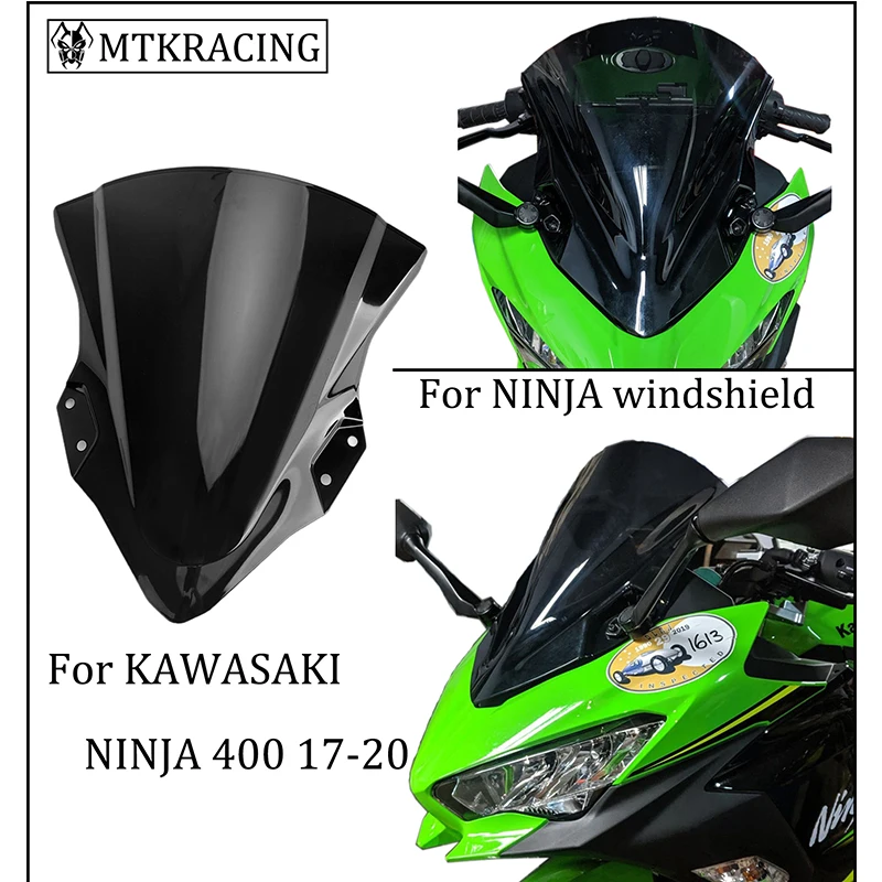 MTKRACING FOR KAWASAKI NINJA 400Motorcycle Front Screen Windshield Fairing Windshield 2017-2020
MTKRACING FOR KAWASAKI NINJA 400Motorcycle Front Screen Windshield Fairing Windshield 2017-2020