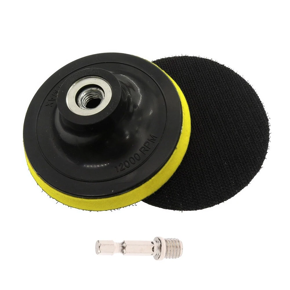 4 Inch Polishing Pad With M10 Drill Adapter For Metal Derust Surface Polish/clean Automotive Wood Floor Ceramic Rotary Tools
4 Inch Polishing Pad With M10 Drill Adapter For Metal Derust Surface Polish/clean Automotive Wood Floor Ceramic Rotary Tools