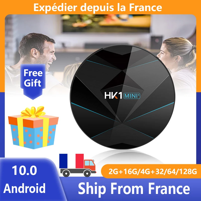 Умная ТВ-приставка HK1 Mini + Android 10,0, поддержка 2,4G/5G, двойной Wi-Fi, Bluetooth 4,0, 4 ГБ, 64 ГБ, 32 ГБ, телеприставка, доставка из Франции, PK HK1
Умная ТВ-приставка HK1 Mini + Android 10,0, поддержка 2,4G/5G, двойной Wi-Fi, Bluetooth 4,0, 4 ГБ, 64 ГБ, 32 ГБ, телеприставка, доставка из Франции, PK HK1
