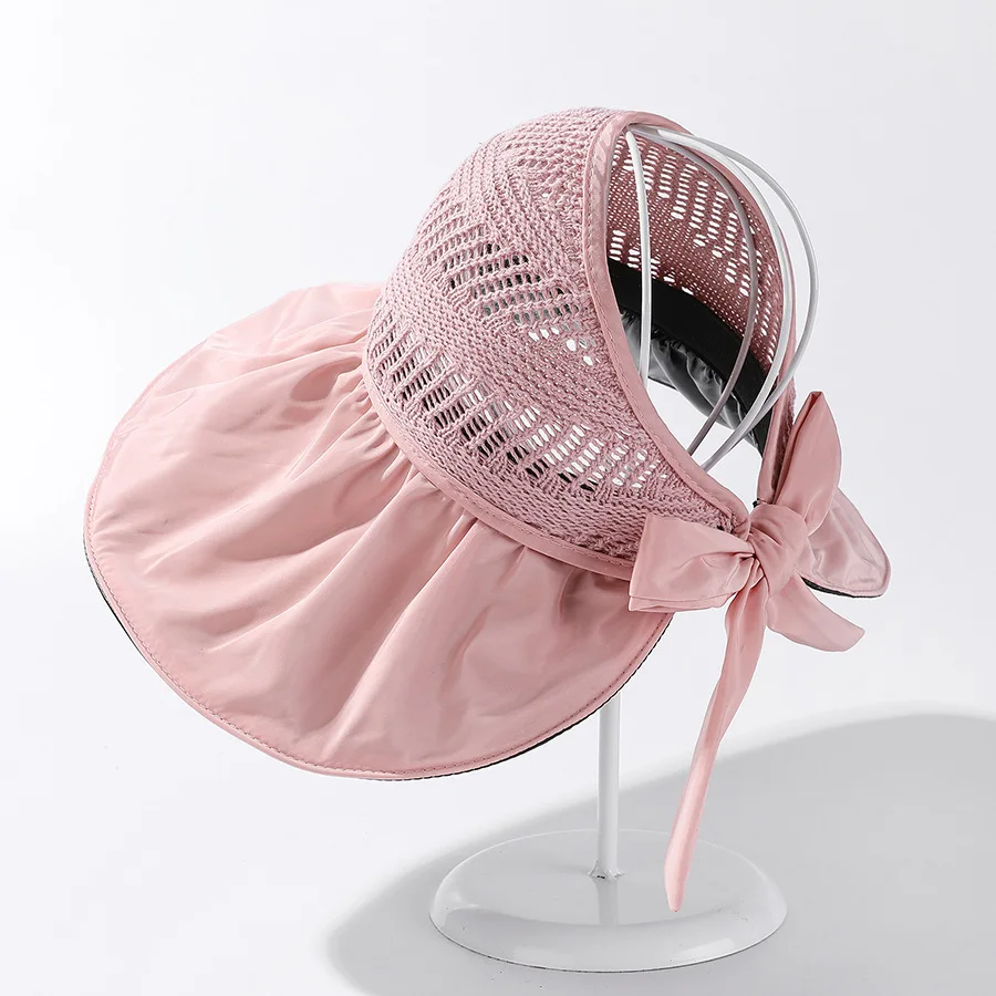Female Summer Sun Hat New Spring Visors Cap Foldable Wide Large Brim Women Empty Top Sun Hats Outdoor Travel Sunscreen Beach Hat
Female Summer Sun Hat New Spring Visors Cap Foldable Wide Large Brim Women Empty Top Sun Hats Outdoor Travel Sunscreen Beach Hat