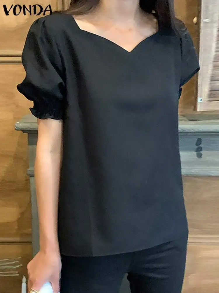 Женская Летняя туника VONDA, элегантные сексуальные летние блузы 2023, модные короткие женские блузы
Женская Летняя туника VONDA, элегантные сексуальные летние блузы 2023, модные короткие женские блузы