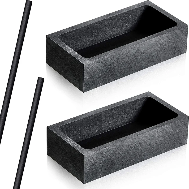 2 Pcs 1 Kg Graphite Casting Mold Crucible Mould And 2 Pcs Graphite Crucible Stir Stick 12 X 5/16 Inch Long Stirring Rod
2 Pcs 1 Kg Graphite Casting Mold Crucible Mould And 2 Pcs Graphite Crucible Stir Stick 12 X 5/16 Inch Long Stirring Rod