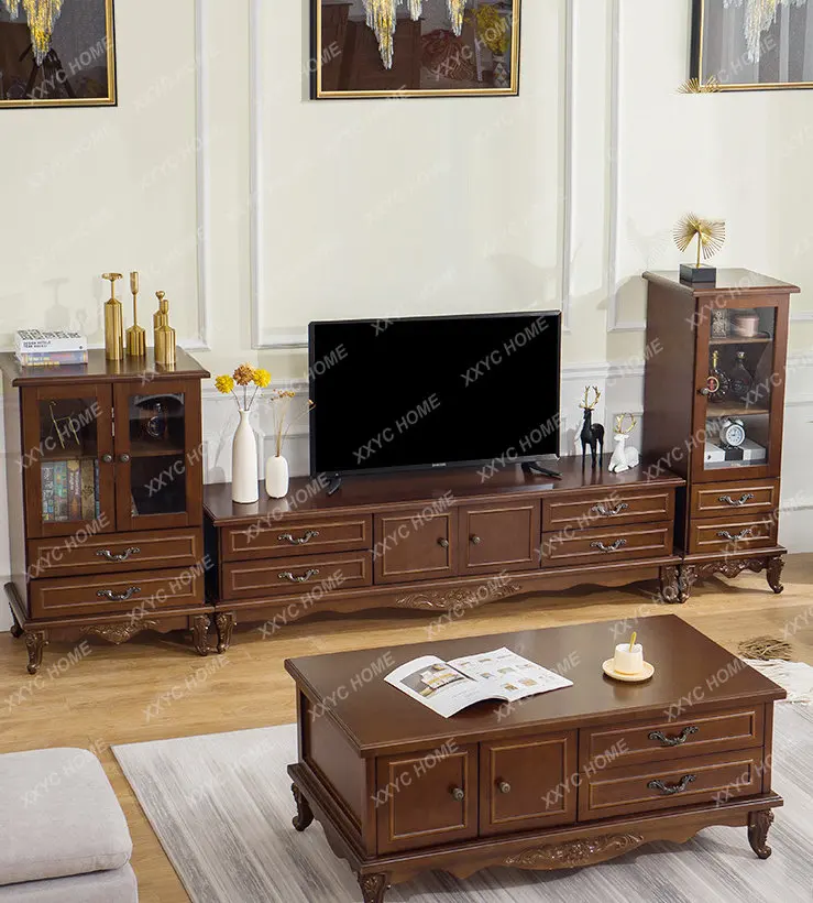 Solid Wood Wine Cabinet Wall Living Room Light Luxury Glass Cabinet American Sideboard Cabinet Household Small Floor Cabinet
Solid Wood Wine Cabinet Wall Living Room Light Luxury Glass Cabinet American Sideboard Cabinet Household Small Floor Cabinet