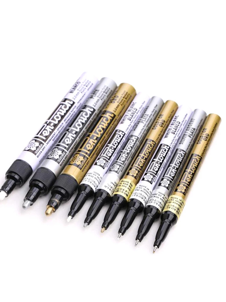 Permanent Paint Marker 0.7mm/1mm/2mm Waterproof Markers for Tires CD Glass Painting Stationery (Gold Silver White)
Permanent Paint Marker 0.7mm/1mm/2mm Waterproof Markers for Tires CD Glass Painting Stationery (Gold Silver White)