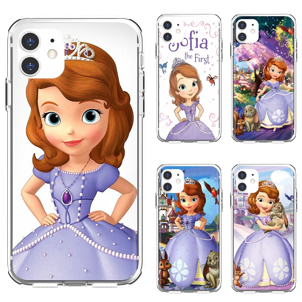 TPU Shell Cover sofia the first princess Art For iPhone 10 11 12 13 Mini Pro 4S 5S SE 5C 6 6S 7 8 X XR XS Plus Max 2020
TPU Shell Cover sofia the first princess Art For iPhone 10 11 12 13 Mini Pro 4S 5S SE 5C 6 6S 7 8 X XR XS Plus Max 2020