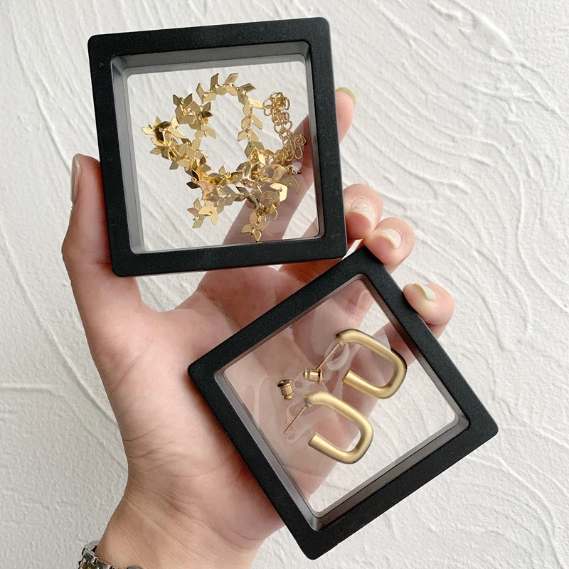 10PCS PE Film Jewelry Storage Box 3D Transparent Square Brooch Ring Earring Dustproof Exhibition Decoration Transparent Gift Box
10PCS PE Film Jewelry Storage Box 3D Transparent Square Brooch Ring Earring Dustproof Exhibition Decoration Transparent Gift Box