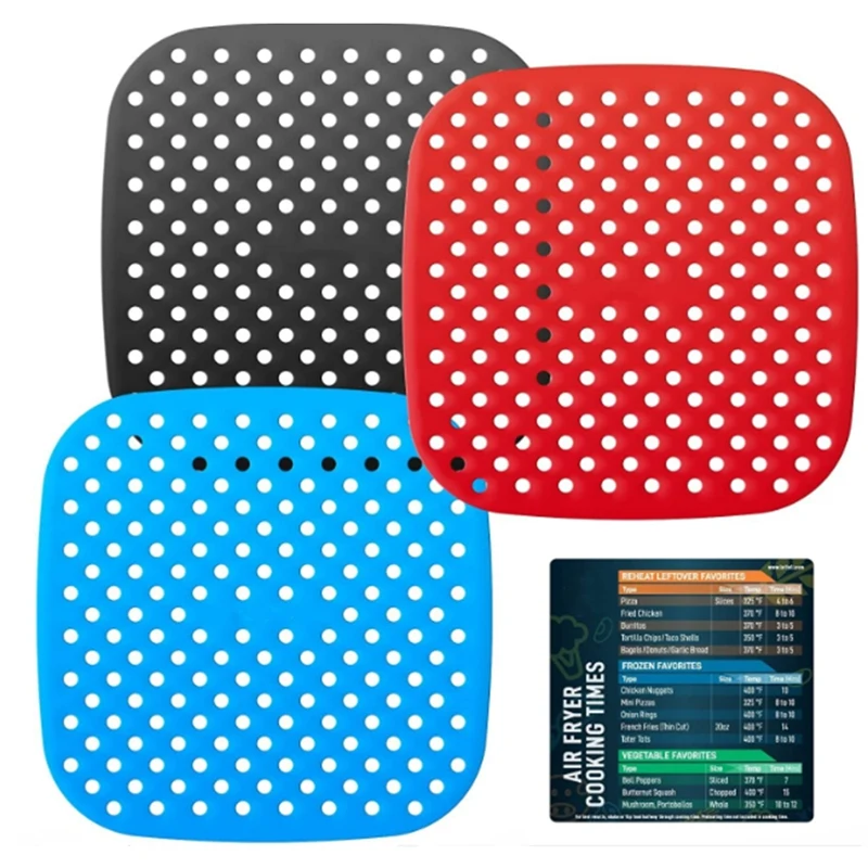 Reusable Silicone Air Fryer Liners With Air Fryer Magnetic Cheat Plate,Air Fryer Accessories,Non-Stick Parchment Replace
Reusable Silicone Air Fryer Liners With Air Fryer Magnetic Cheat Plate,Air Fryer Accessories,Non-Stick Parchment Replace