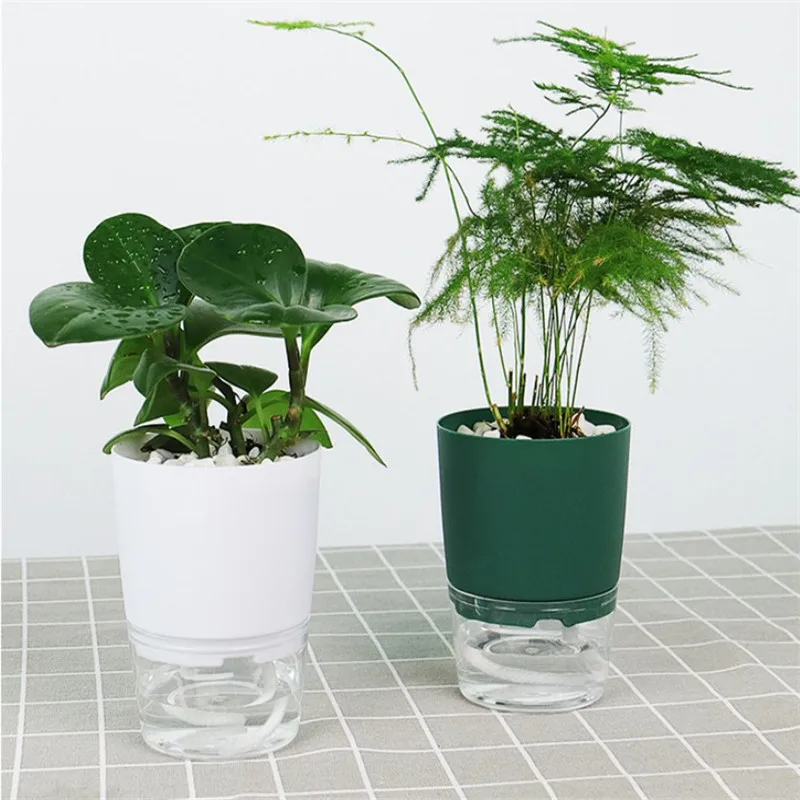 Self Watering Planter Pots Mini Round Succulent Plant Pot Indoor Home Garden Lazy Flowerpot Desk Office Decor Garden Supplies
Self Watering Planter Pots Mini Round Succulent Plant Pot Indoor Home Garden Lazy Flowerpot Desk Office Decor Garden Supplies