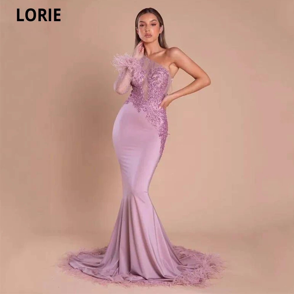 LORIE Dubai One Shouder Mermaid Evening Dresses Luxury Lace Feathers Prom Gowns Arabic Formal Party Dress Robe De Soiree 2022
LORIE Dubai One Shouder Mermaid Evening Dresses Luxury Lace Feathers Prom Gowns Arabic Formal Party Dress Robe De Soiree 2022