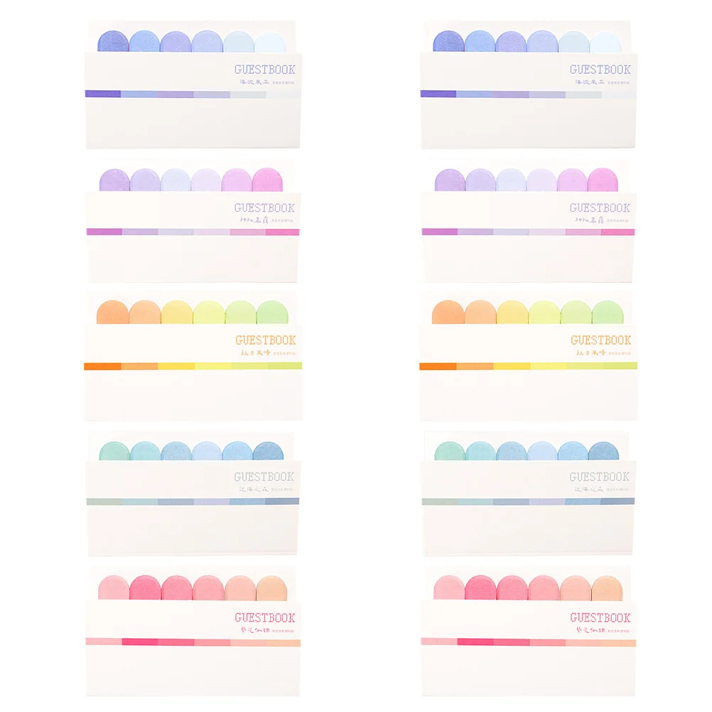 10Pcs Color Page Marker Label Writable Page Tabs Sticky Page Marker Stickers
10Pcs Color Page Marker Label Writable Page Tabs Sticky Page Marker Stickers