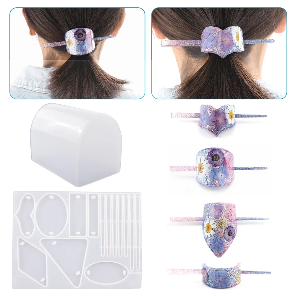 Hair Pin Jewelry Casting Mold with Shaper DIY Silicone Resin Mold Epoxy Hairpin Pendant Making Tool Handmade DIY Crafts Kit
Hair Pin Jewelry Casting Mold with Shaper DIY Silicone Resin Mold Epoxy Hairpin Pendant Making Tool Handmade DIY Crafts Kit