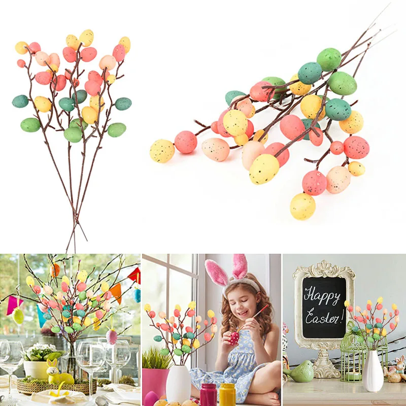 Easter Egg Tree Branches Colorful Foam Egg Easter Decoration Hanging Ornaments Toy Gifts Favors Party Spring Home Decoration
Easter Egg Tree Branches Colorful Foam Egg Easter Decoration Hanging Ornaments Toy Gifts Favors Party Spring Home Decoration