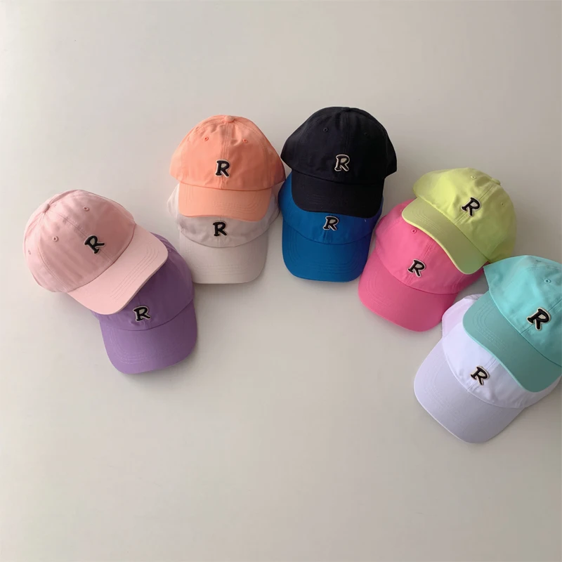 Lovely Letter R Pattern Children Baseball Caps Casual Kids Boys Girls Sun Hats Spring Summer Cotton Baby Hat
Lovely Letter R Pattern Children Baseball Caps Casual Kids Boys Girls Sun Hats Spring Summer Cotton Baby Hat