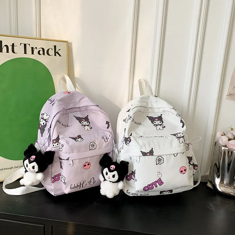 New Kawaii Sanrios Accessories Kuromi Cartoon Anime Cute Girls Small Backpack Student Schoolbag Children's Gifts
New Kawaii Sanrios Accessories Kuromi Cartoon Anime Cute Girls Small Backpack Student Schoolbag Children's Gifts
