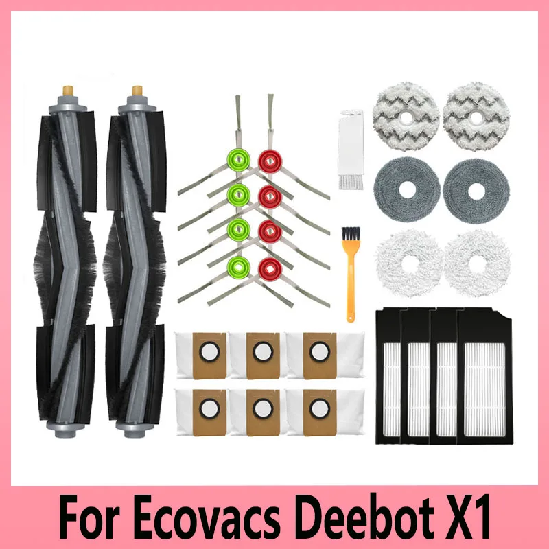 For Ecovacs Deebot X1 omni Accessories x1 turbo dust bag HEPA filter vacuum cleaner mop cleaning cloth robot Replacement parts
For Ecovacs Deebot X1 omni Accessories x1 turbo dust bag HEPA filter vacuum cleaner mop cleaning cloth robot Replacement parts