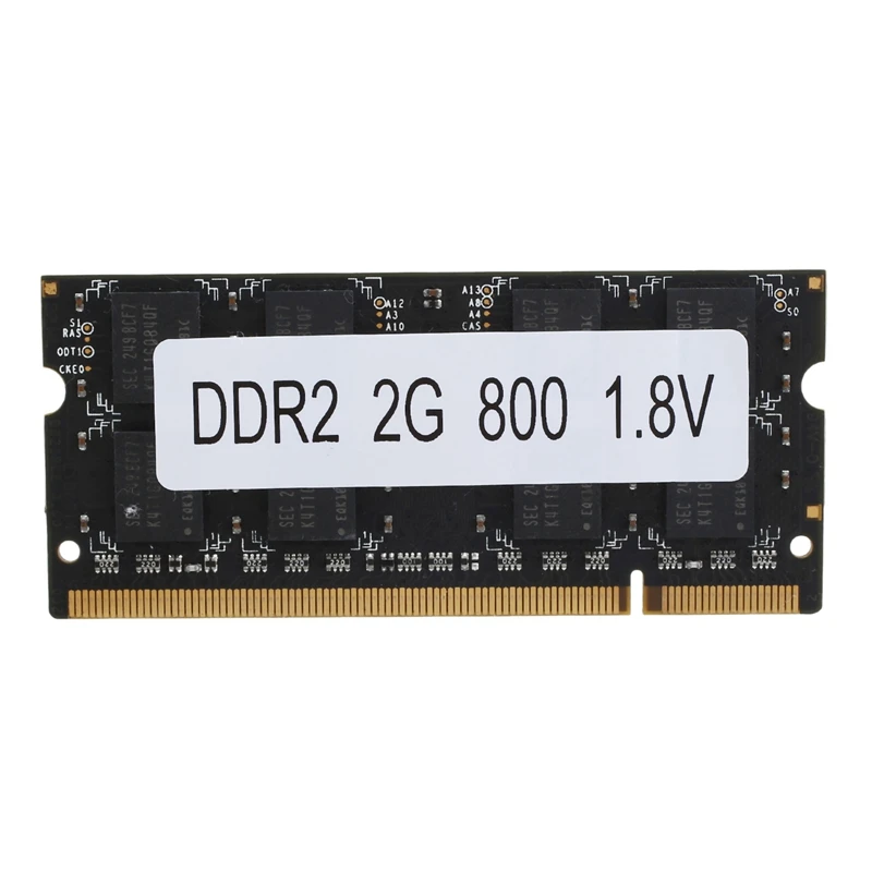 DDR2 2 Гб ОЗУ для ноутбука 800 МГц PC2 6400 SODIMM 1,8 в 200 Контактов для памяти ноутбука AMD
DDR2 2 Гб ОЗУ для ноутбука 800 МГц PC2 6400 SODIMM 1,8 в 200 Контактов для памяти ноутбука AMD