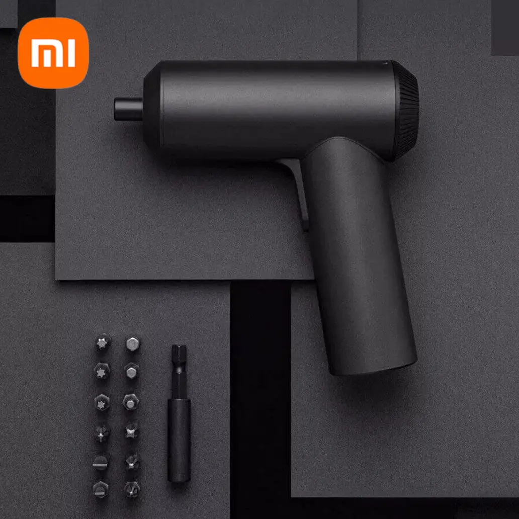 

Xiaomi Mijia Cordless Rechargeable Screwdriver 3.6V 2000mAh Li-ion 5N.m Electric Screwdriver With 12Pcs S2 Screw Bits For home