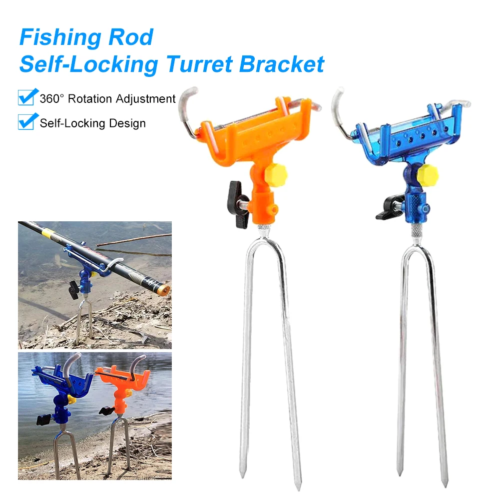 360 Degree Self-Locking Adjustable Fishing Rods Holders Fish Pole Bracket Ground Bank Fishing Rod Rack Stand Fish Pole Holder
360 Degree Self-Locking Adjustable Fishing Rods Holders Fish Pole Bracket Ground Bank Fishing Rod Rack Stand Fish Pole Holder