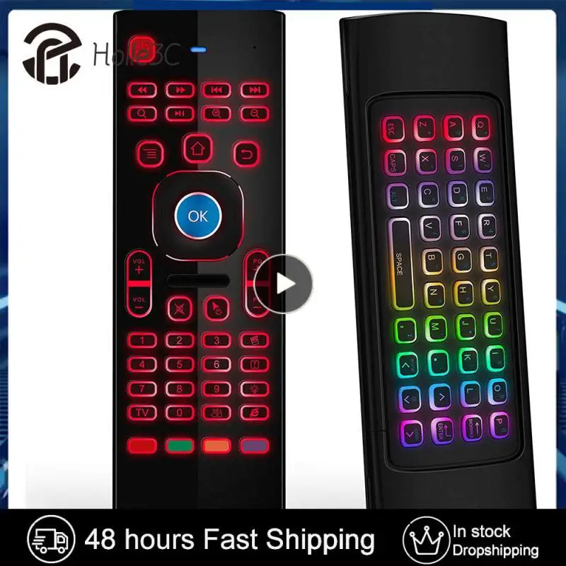 Easy Navigation Air Remote Mouse Control Convenient Control Rgb Backlight Design Wireless Keyboard 173 * 53 * 18mm Multifunction
Easy Navigation Air Remote Mouse Control Convenient Control Rgb Backlight Design Wireless Keyboard 173 * 53 * 18mm Multifunction
