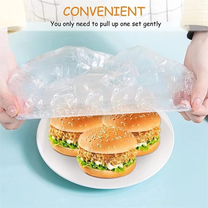 100/300pcs Food Storage Covers Home Foods Freshing Seal Elastic Plastic Wrap Refrigerator Fresh Keeping Saver Bag Kitchen Tools
100/300pcs Food Storage Covers Home Foods Freshing Seal Elastic Plastic Wrap Refrigerator Fresh Keeping Saver Bag Kitchen Tools