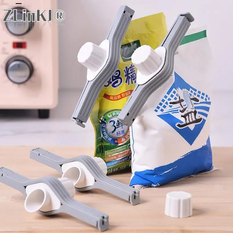 Screw Cap Sealing Clip Seasoning Bag Milk Powder Salt Bag Sealing Clip Snack Food Preservation Clip Gadget Kitchen Accessories
Screw Cap Sealing Clip Seasoning Bag Milk Powder Salt Bag Sealing Clip Snack Food Preservation Clip Gadget Kitchen Accessories