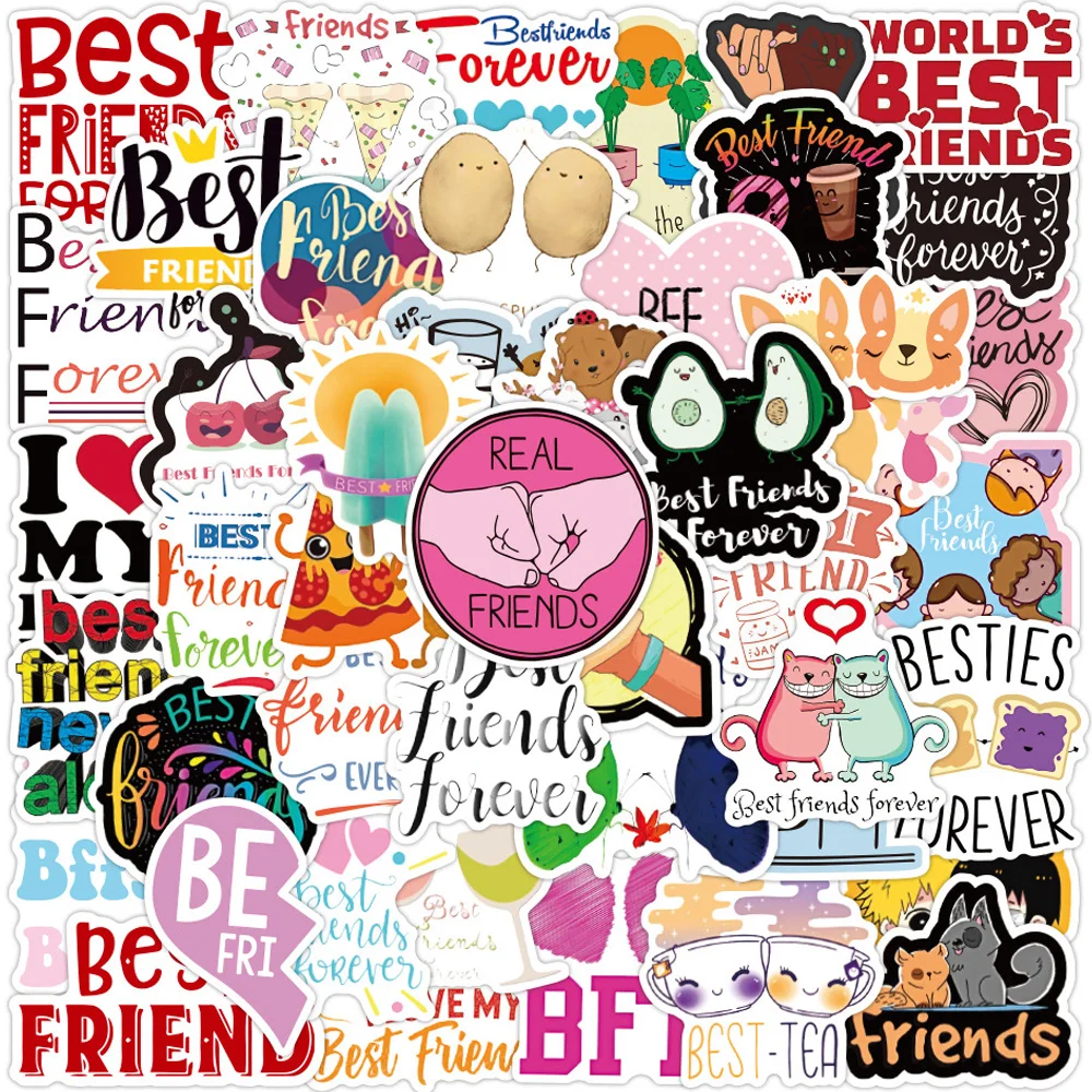 10/30/50pcs Best Friend Friendship Cartoon Stickers DIY Luggage Guitar Laptop Classic Toys PVC Graffiti Decals Sticker for Kids
10/30/50pcs Best Friend Friendship Cartoon Stickers DIY Luggage Guitar Laptop Classic Toys PVC Graffiti Decals Sticker for Kids