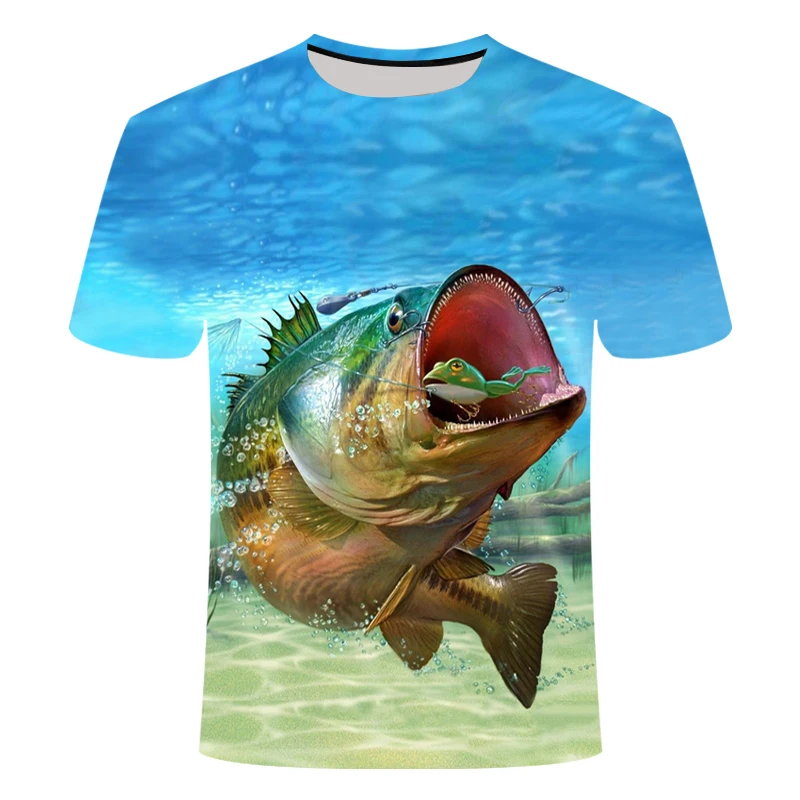 New Summer Fashion Trend Fishing Pattern Men T-Shirts Casual 3D Print Hip Hop Tees Personality Round Neck Short Sleeve Tops
New Summer Fashion Trend Fishing Pattern Men T-Shirts Casual 3D Print Hip Hop Tees Personality Round Neck Short Sleeve Tops