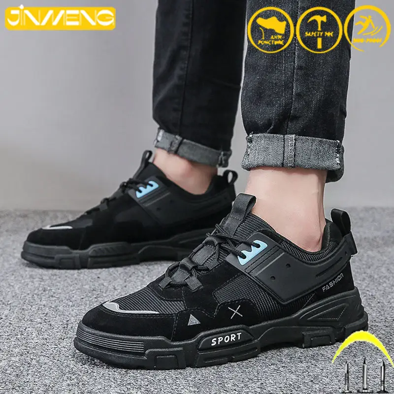 Outdoor Running Hiking Sneakers Industrial Construction Work Safety Zapatos Men's and Women's Breathable Anti-piercing Anti-skid
Outdoor Running Hiking Sneakers Industrial Construction Work Safety Zapatos Men's and Women's Breathable Anti-piercing Anti-skid