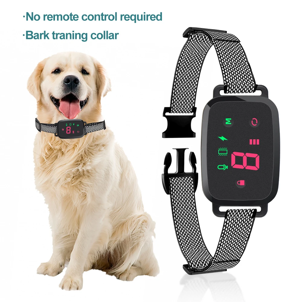 Dog Training Collar Automatic Anti Barking Dog Collar Rechargeabl Anti Bark Device with Shock Vibration Sound Waterproof Collar
Dog Training Collar Automatic Anti Barking Dog Collar Rechargeabl Anti Bark Device with Shock Vibration Sound Waterproof Collar