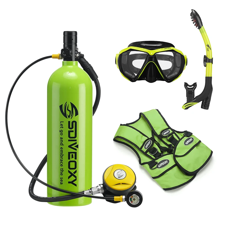 2L Scuba Diving Equipment/gear C Set Mini Tank Mask/Adapter Cylinder Oxygen Bottle Underwater Snorkeling
2L Scuba Diving Equipment/gear C Set Mini Tank Mask/Adapter Cylinder Oxygen Bottle Underwater Snorkeling