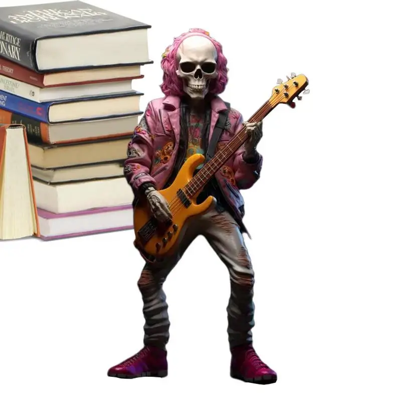 Cool Skeleton Figurines Unique Rock Band Figurine Skeleton Decor For Day Of The Dead Multifunctional Skeleton Ornament Indoor
Cool Skeleton Figurines Unique Rock Band Figurine Skeleton Decor For Day Of The Dead Multifunctional Skeleton Ornament Indoor