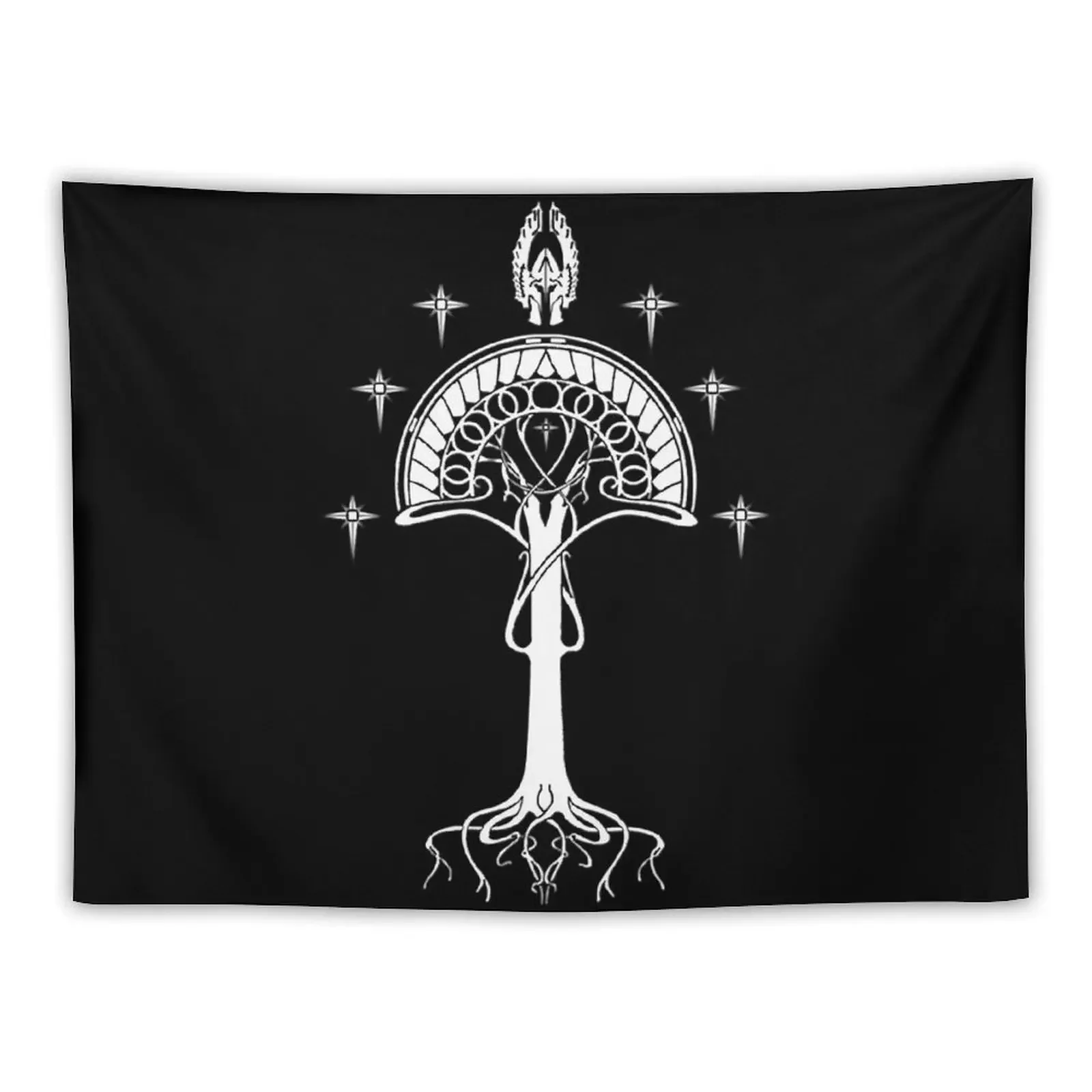 Sigil of the UK Arnor and Gondor (гордорианский черный вариант) гобелен Украшение стен предметы