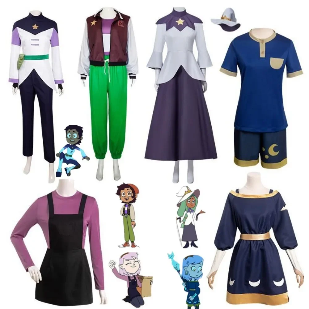 Костюм для косплея аниме «Сова», «Luz Noceda Amity Blight Azura» 
Костюм для косплея аниме «Сова», «Luz Noceda Amity Blight Azura»