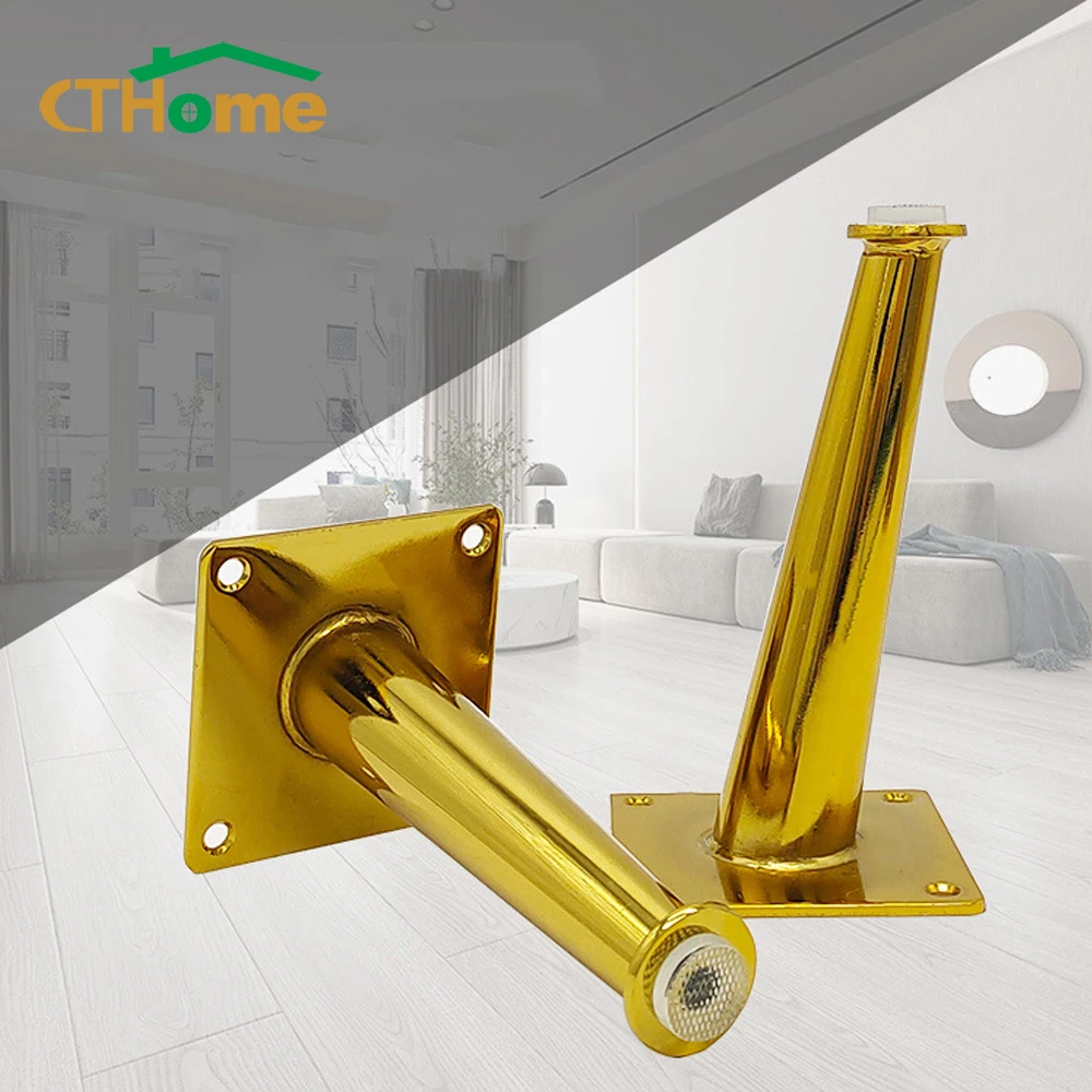 4pcs Gold High Strength Metal Furniture Legs Coffee Table Feet Oblique Straight Cone Band Meson Bathroom sofa Cabinet Foot
4pcs Gold High Strength Metal Furniture Legs Coffee Table Feet Oblique Straight Cone Band Meson Bathroom sofa Cabinet Foot