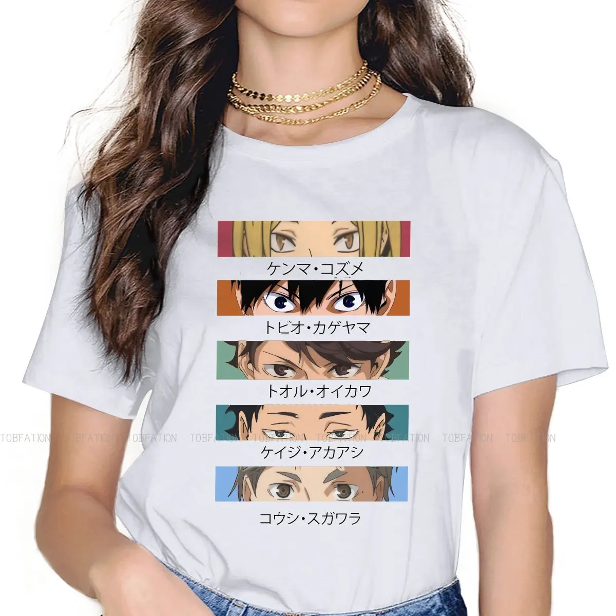Женская футболка с надписью Eyes Close Up Haikyuu, базовые футболки для девочек 5XL, женская футболка с круглым вырезом, юмор, хипстерский подарок
Женская футболка с надписью Eyes Close Up Haikyuu, базовые футболки для девочек 5XL, женская футболка с круглым вырезом, юмор, хипстерский подарок
