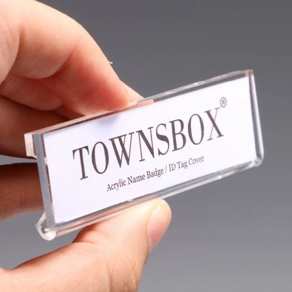 5 Pieces Magnetic Name Badge Holders Tags Kit Clear Acrylic Mini Sign Display Holder Name Label Business Name Tag/id Badge Clip
5 Pieces Magnetic Name Badge Holders Tags Kit Clear Acrylic Mini Sign Display Holder Name Label Business Name Tag/id Badge Clip