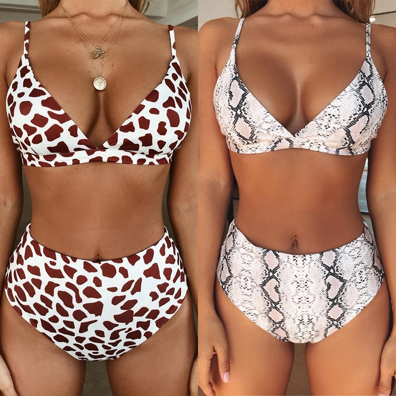 Women Bandage 2pcs Bikini Set Push-up Animal Leopard Printed High Waist Beach Swimsuit Padded Bra Bathing Suit Swimwear
Women Bandage 2pcs Bikini Set Push-up Animal Leopard Printed High Waist Beach Swimsuit Padded Bra Bathing Suit Swimwear