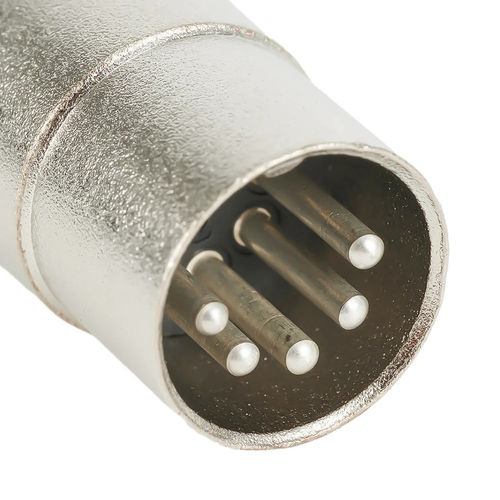 Cable Lead Durable High Quality Audio Adapter Inline Connector Plug 1 Pcs DIN Plug Male Silver Plated Contacts
Cable Lead Durable High Quality Audio Adapter Inline Connector Plug 1 Pcs DIN Plug Male Silver Plated Contacts