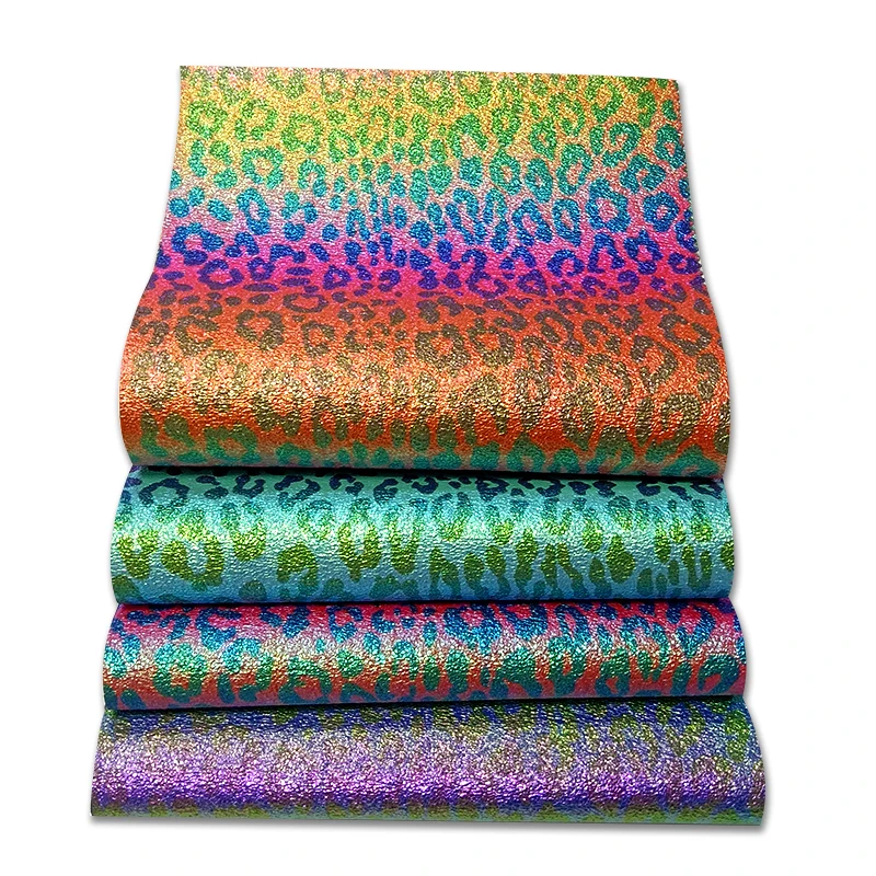 XHT Color Changing Bronzing Leopard Printed Vinyl Faux Leather Fabric Sheet for Making Shoe/Bag/Craft/Earring/Garment
XHT Color Changing Bronzing Leopard Printed Vinyl Faux Leather Fabric Sheet for Making Shoe/Bag/Craft/Earring/Garment