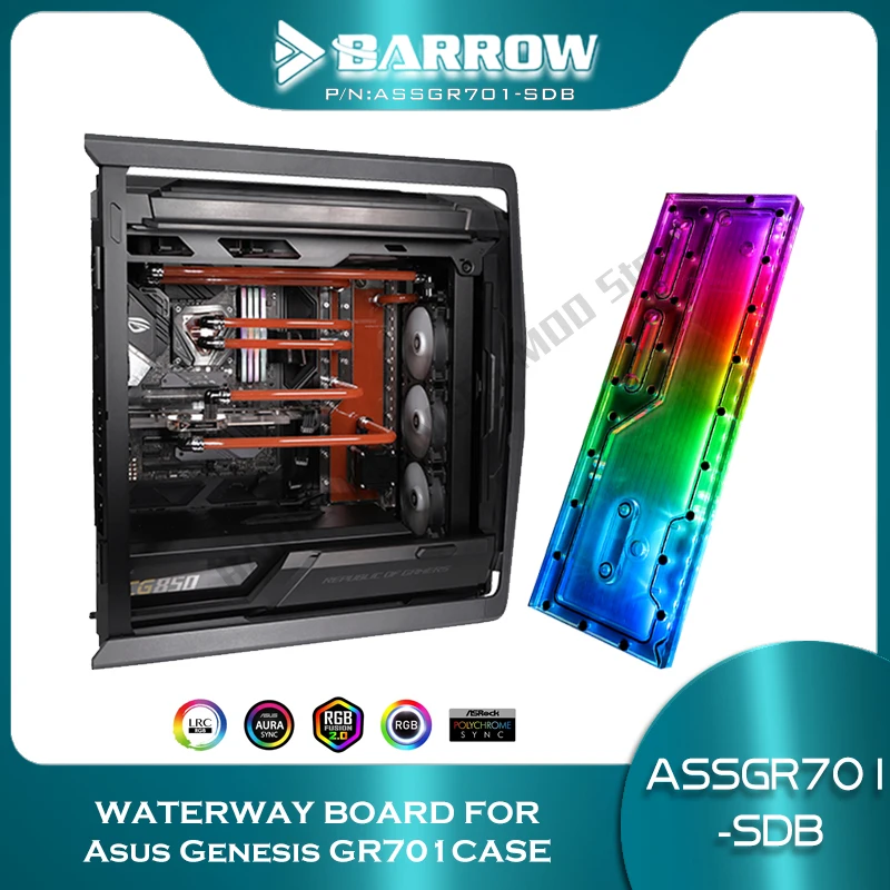 Barrow ASSGR701-SDB плата водяного охлаждения для ASUS ROG HYPERION GR701, специальная плата водяного охлаждения, двойной радиатор 360/420
Barrow ASSGR701-SDB плата водяного охлаждения для ASUS ROG HYPERION GR701, специальная плата водяного охлаждения, двойной радиатор 360/420