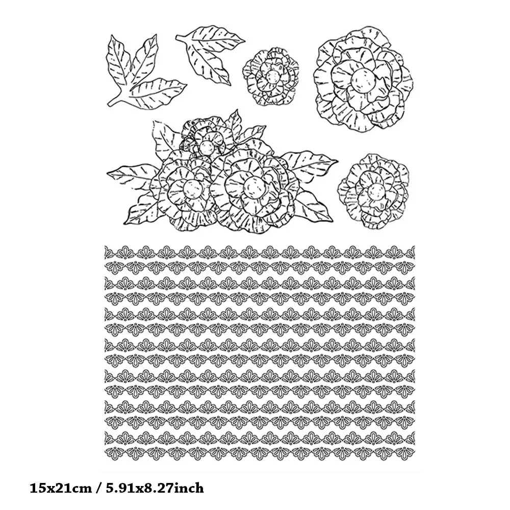 Blooming Flowers Leaves Lace Decorate Clear Silicone Stamps Seal for Scrapbooking Photo Album Sheets Blade Mould Mold Decoration
Blooming Flowers Leaves Lace Decorate Clear Silicone Stamps Seal for Scrapbooking Photo Album Sheets Blade Mould Mold Decoration