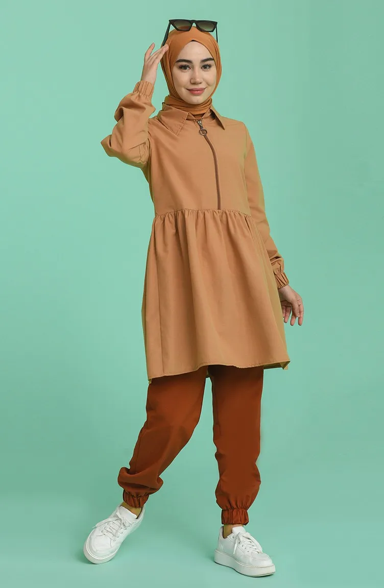 New Fashion Zipper Tunic Pants Binary Suit Hijab Dress Turkey Dubai Muslim Dresses Ramadan Moroccan Kaftan Islamic African
New Fashion Zipper Tunic Pants Binary Suit Hijab Dress Turkey Dubai Muslim Dresses Ramadan Moroccan Kaftan Islamic African