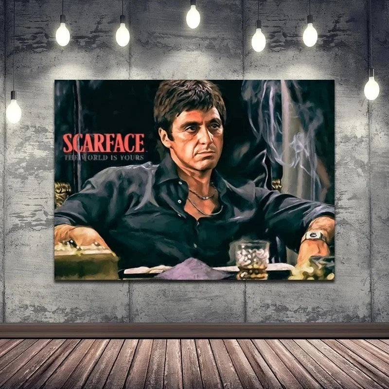 Modern Art Canvas Paintings Scarface Tony Montana Art Canvas Posters and Prints on the Wall Art Pictures on the Wall Home Decor
Modern Art Canvas Paintings Scarface Tony Montana Art Canvas Posters and Prints on the Wall Art Pictures on the Wall Home Decor