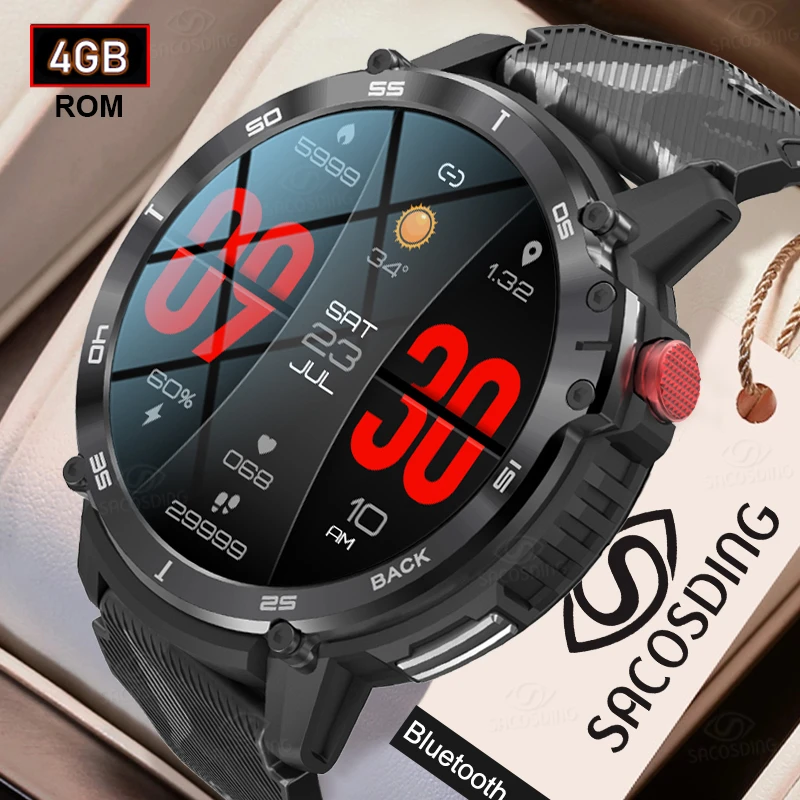 SACOSDING Smartwatch 4G ROM 1G RAM 400mAh Sports Watches Ip68 Waterproof Smart Watch Men 2023 Bluetooth Call 1.6 Inch 400*400 HD
SACOSDING Smartwatch 4G ROM 1G RAM 400mAh Sports Watches Ip68 Waterproof Smart Watch Men 2023 Bluetooth Call 1.6 Inch 400*400 HD