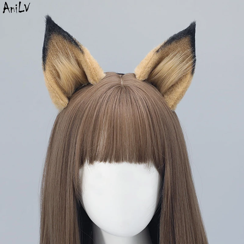 Плюшевые Головные уборы AniLV AnimeGirl CEOBE Ears Fox, головные уборы для косплея 
Плюшевые Головные уборы AniLV AnimeGirl CEOBE Ears Fox, головные уборы для косплея