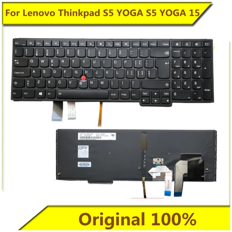 For Lenovo Thinkpad S5 YOGA S5 YOGA 15 Notebook Keyboard European Version With Backlight Original New For IBM Lenovo Notebook
For Lenovo Thinkpad S5 YOGA S5 YOGA 15 Notebook Keyboard European Version With Backlight Original New For IBM Lenovo Notebook