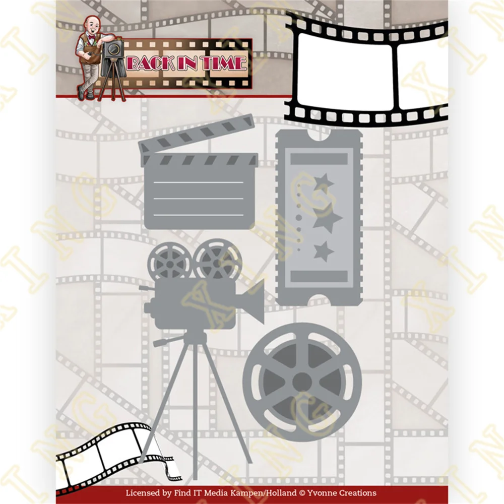 Movie Player New Arrival Metal Cutting Dies Scrapbook Diary Decoration Stencil Embossing Template Diy Greeting Card Handmade
Movie Player New Arrival Metal Cutting Dies Scrapbook Diary Decoration Stencil Embossing Template Diy Greeting Card Handmade
