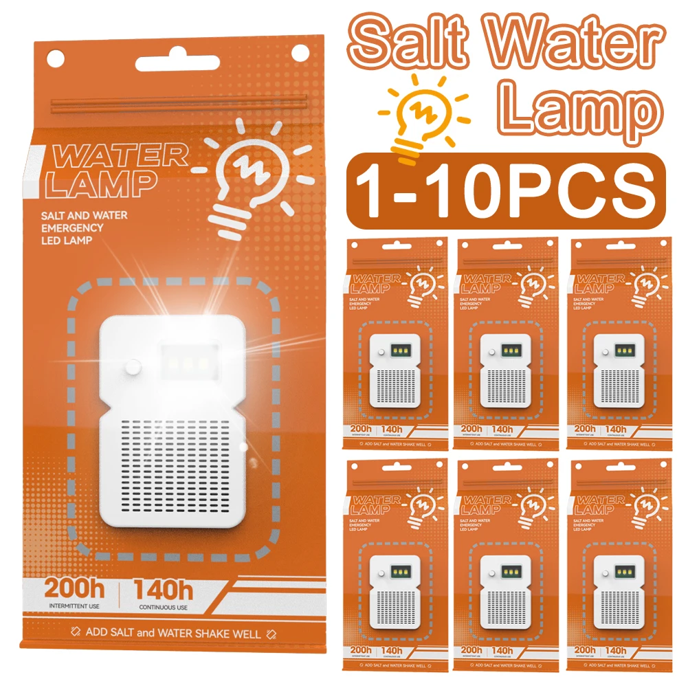 1-10pcs Salt Water LED Outdoor Camping Lamp Emergency Lamp for Camping Night Fishing Lamp Energy Saving Lamp for Travel
1-10pcs Salt Water LED Outdoor Camping Lamp Emergency Lamp for Camping Night Fishing Lamp Energy Saving Lamp for Travel