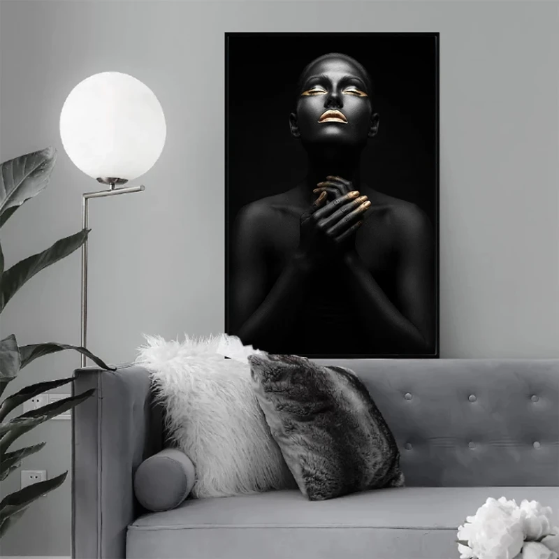 Canvas Printed Modular Home Decoration Modern Pictures African Black Women Wall Art Painting Nordic Style Poster For Living Room
Canvas Printed Modular Home Decoration Modern Pictures African Black Women Wall Art Painting Nordic Style Poster For Living Room