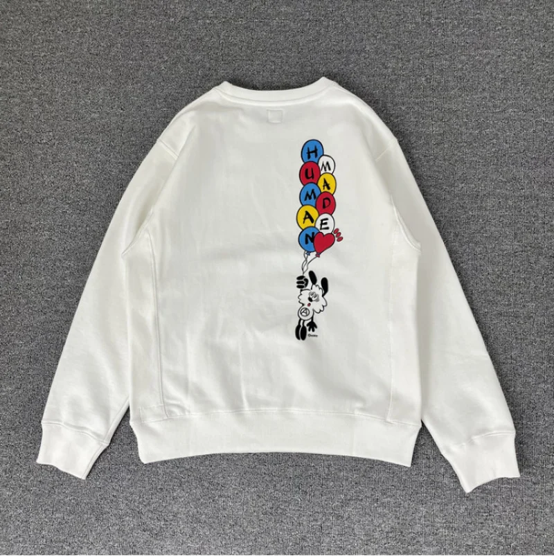 Human top quality 2023ss Made Fashion Sweatshirts Men Cartoon Women Streetwear Crewneck Hoodie Mens Clothing
Human top quality 2023ss Made Fashion Sweatshirts Men Cartoon Women Streetwear Crewneck Hoodie Mens Clothing